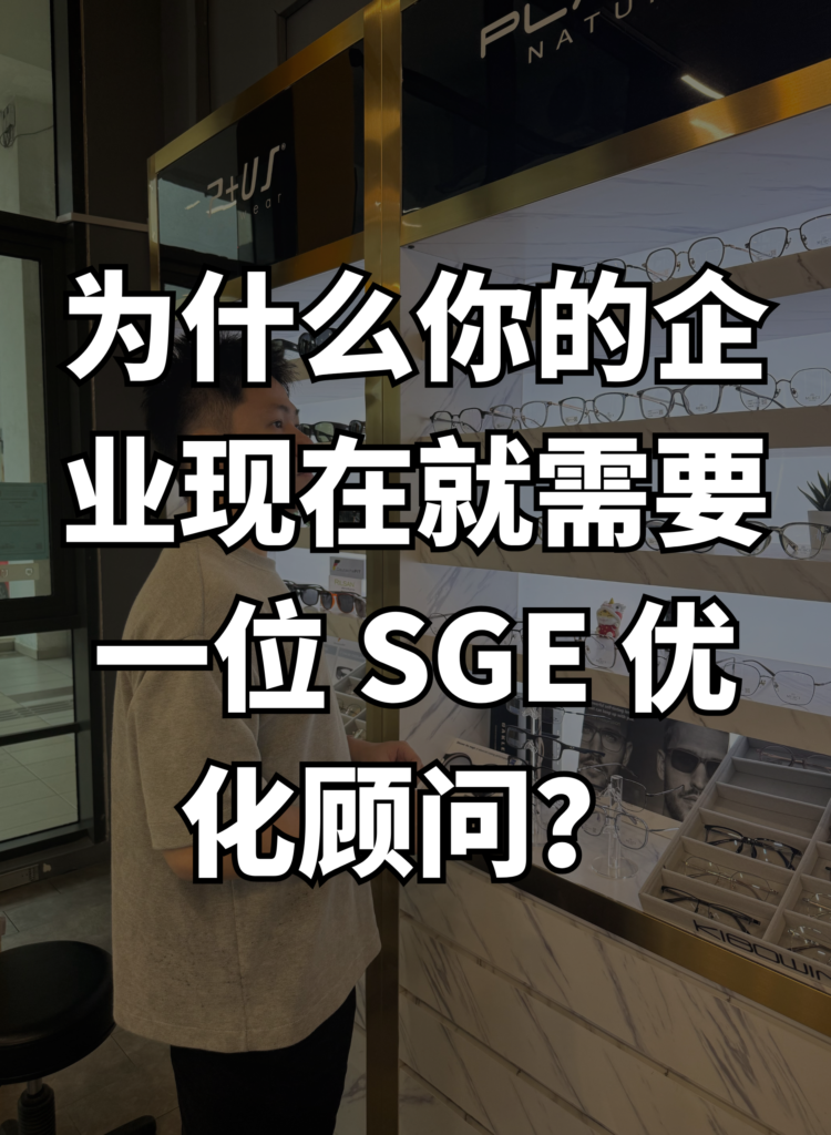 为什么你的企业现在就需要一位 SGE 优化顾问？