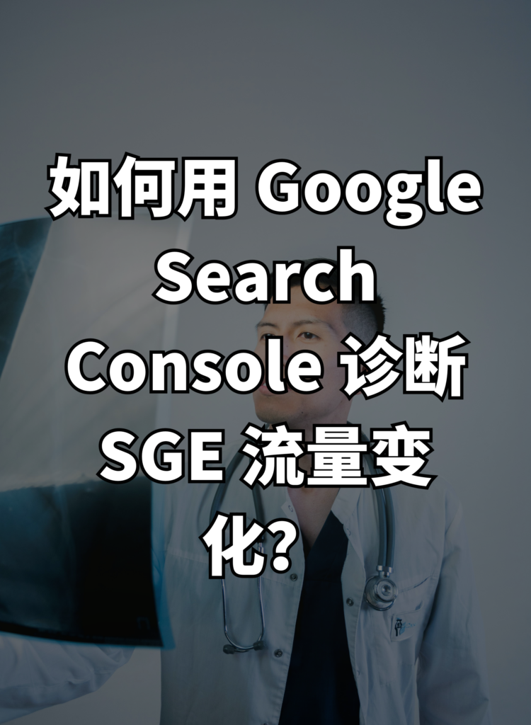 如何用 Google Search Console 诊断 SGE 流量变化？